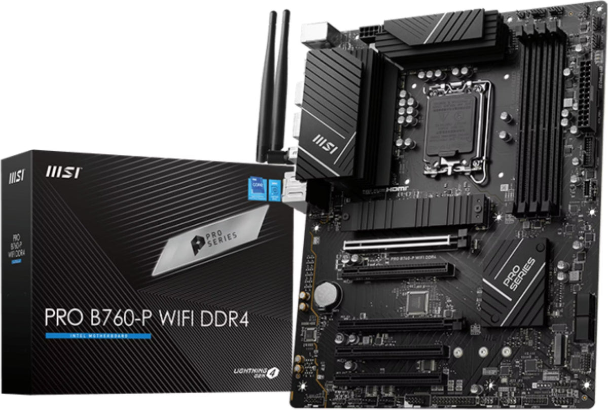 Carte mère LGA 1700 DDR4 MSI Pro B760-P WiFi DDR4