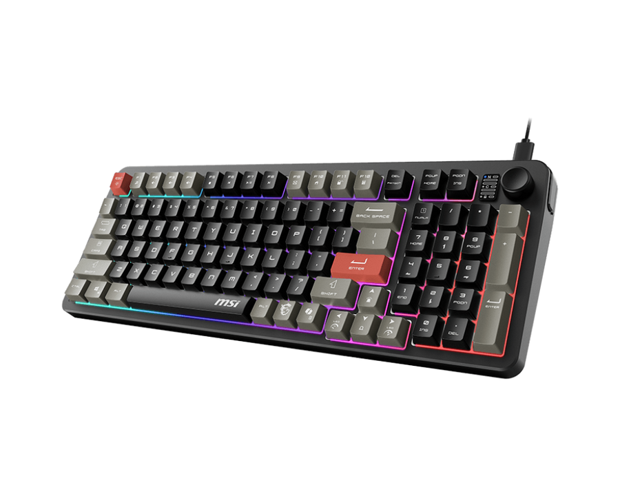 Clavier filaire AZERTY MSI Forge GK110 RGB