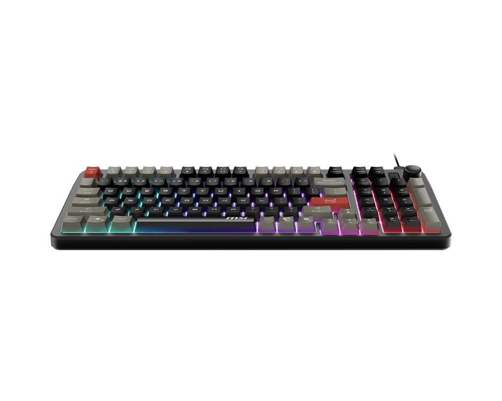 Clavier filaire AZERTY MSI Forge GK110 RGB