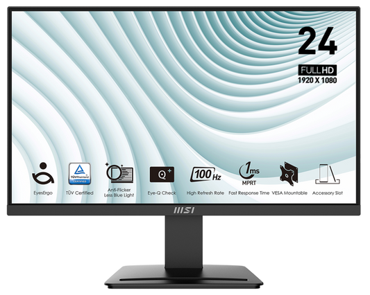 MSI | PRO MP2412 100Hz Full HD VA Monitor (23.8") 