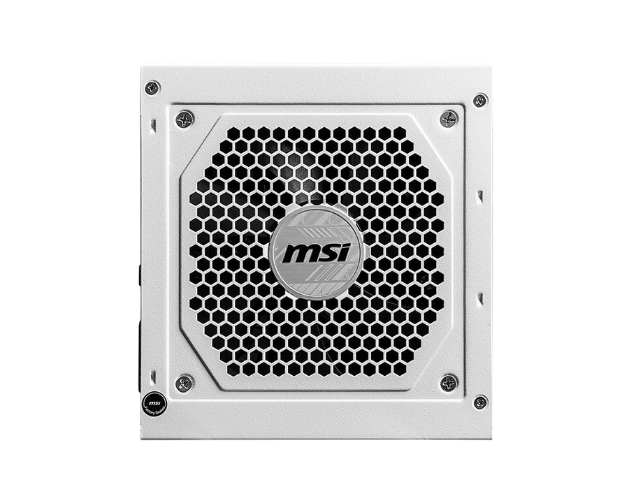 Alimentation MSI Mag A850GL PCIe5 Blanc, 850W 80 plus Gold