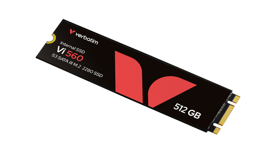 M.2 NVMe SSD 512Go Verbatim VI560 vitesse d'écriture/ de lecture jusqu'à 550mo/s