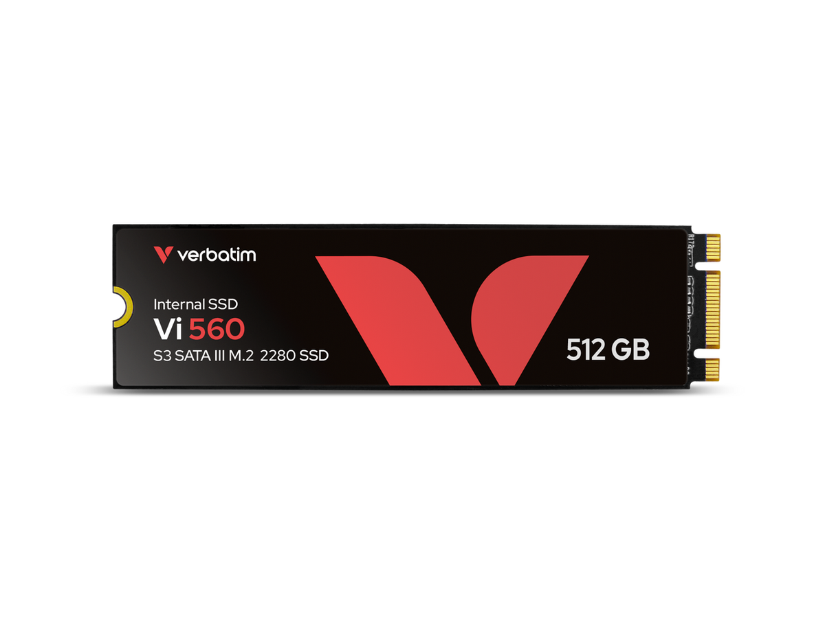 M.2 NVMe SSD 512Go Verbatim VI560 vitesse d'écriture/ de lecture jusqu'à 550mo/s