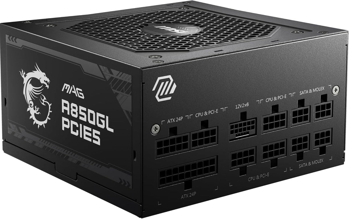 Alimentation MSI Mag A850GL PCIe5, 850W 80 plus Gold