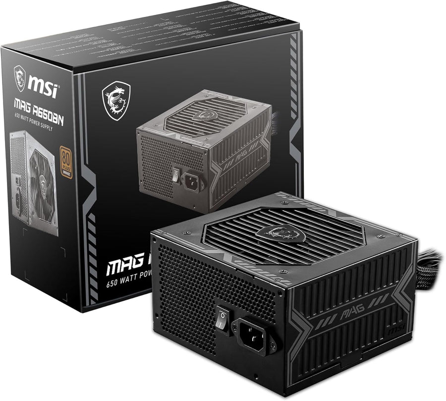 Alimentation MSI MAG A650BNL, 650W 80 plus Bronze