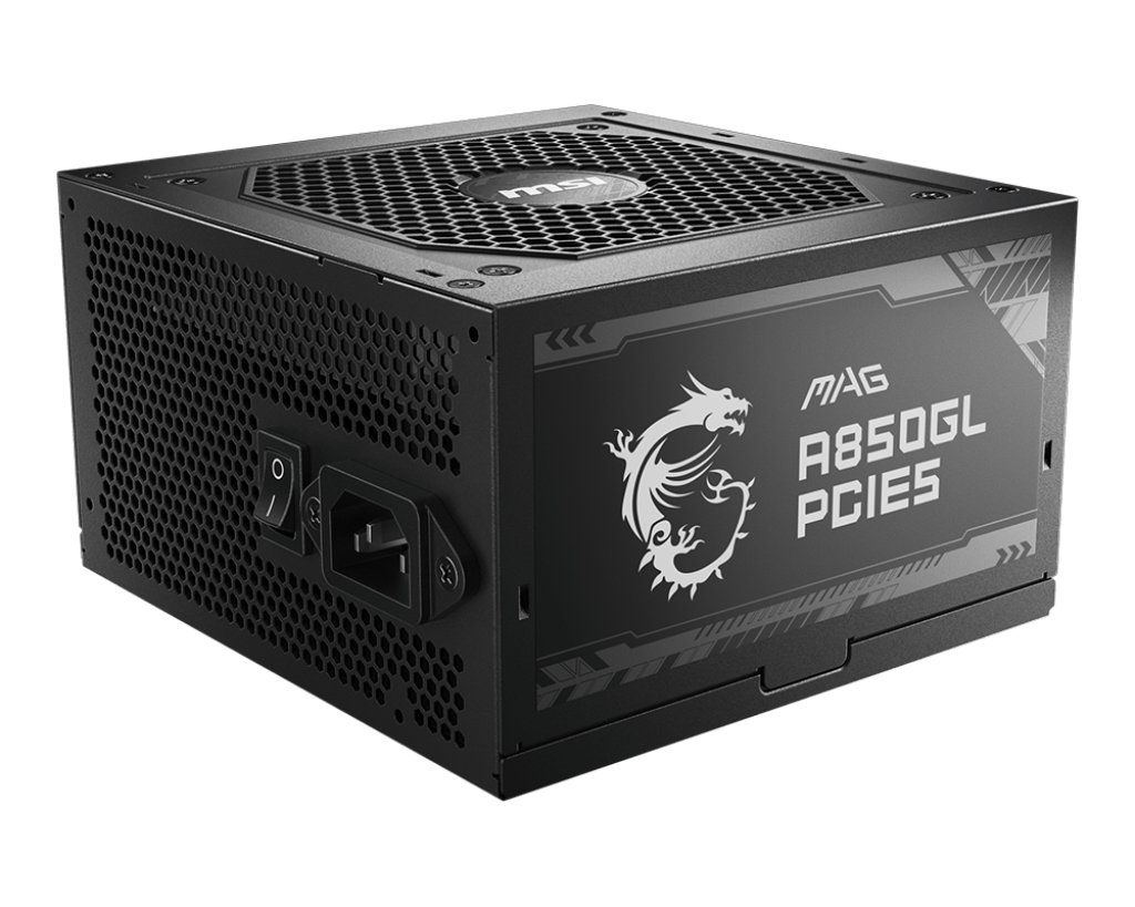 Alimentation MSI Mag A850GL PCIe5, 850W 80 plus Gold
