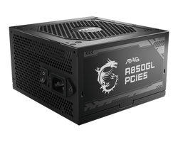 Alimentation MSI Mag A850GL PCIe5, 850W 80 plus Gold