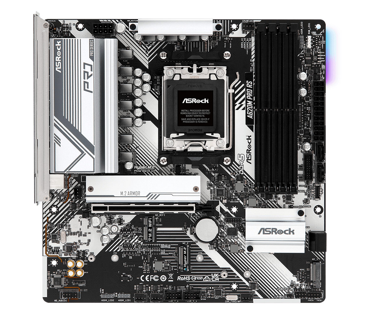 Carte mère AM5 Asrock A620M PRO RS