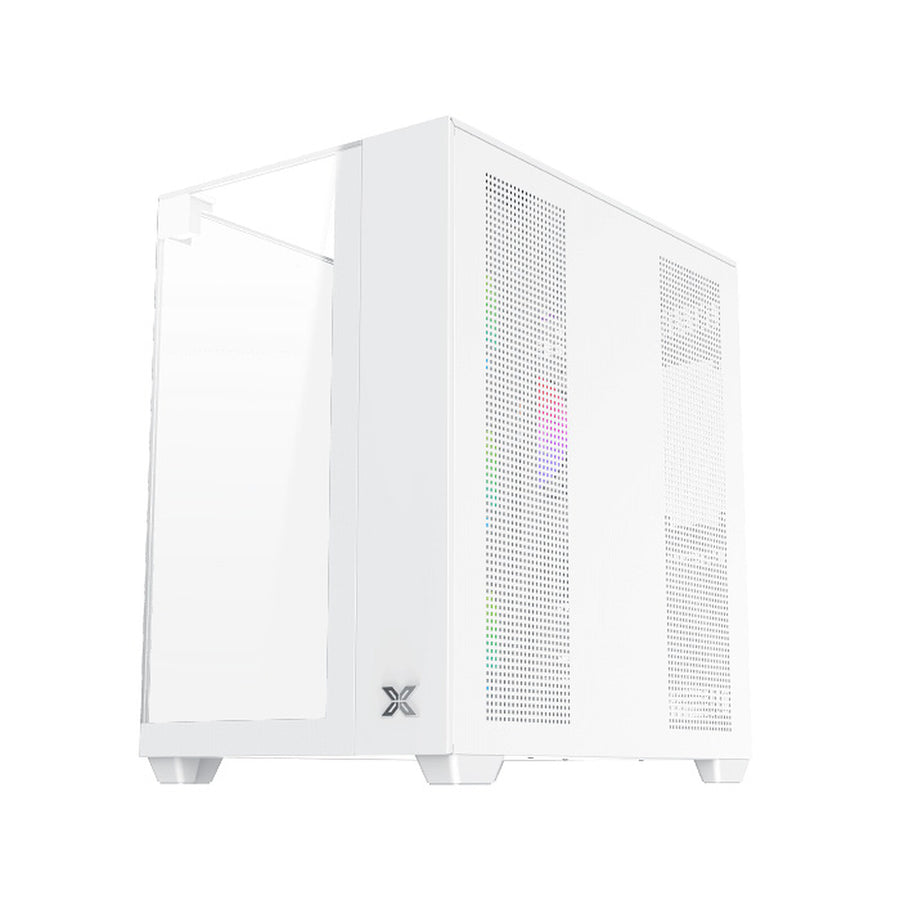 Boîtier Xigmatek Aqua V Blanc - plusieurs modes d'éclairages + Télécommande