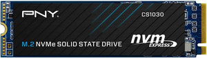M.2 NVMe SSD 500Go PNY CS1030 vitesse d'écriture/ de lecture jusqu'à 2000mo/s