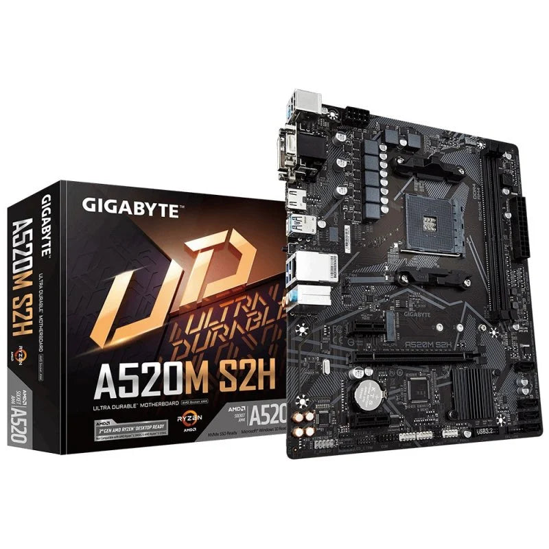Carte mère AM4 Gigabyte A520M S2H