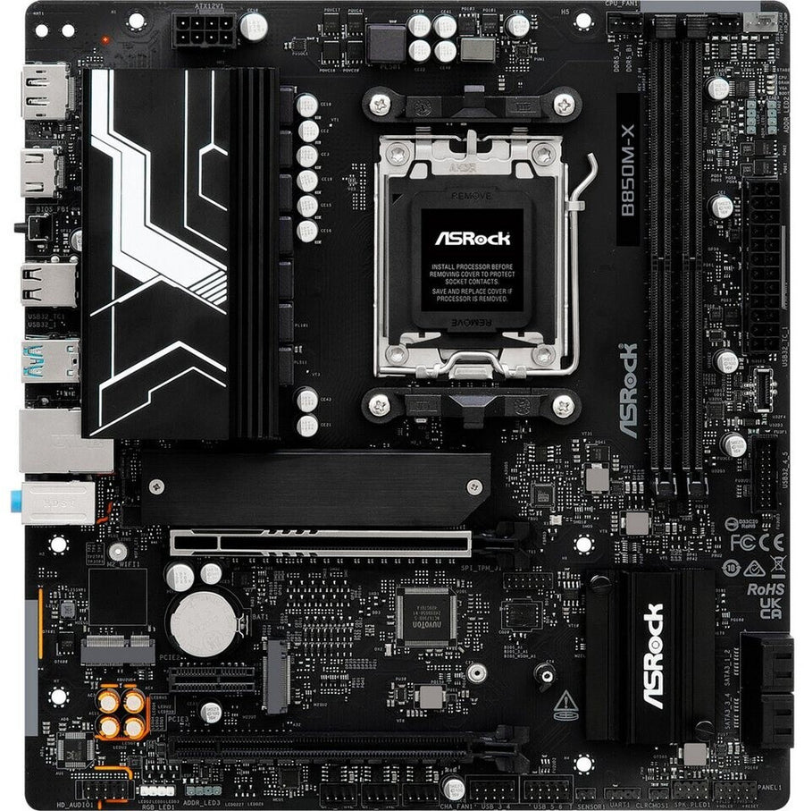 Carte mère AM5 Asrock B850M-X WiFi R2.0 (WiFi + Bluetooth inclus)