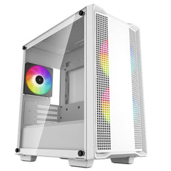 Boîtier Deepcool CC360 WH Blanc - plusieurs modes d'éclairages