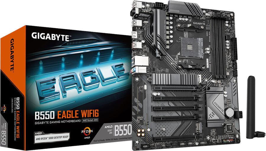 Carte mère AM4 GigaByte B550 Eagle WiFi6 (WiFi et Bluetooth inclus)