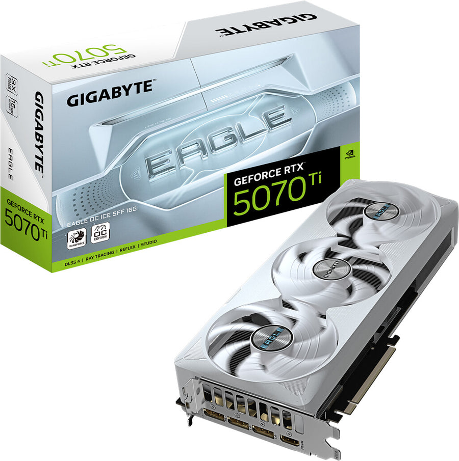 Carte graphique Nvidia Geforce RTX 5070 Ti 16Go - Triple Fan Blanc