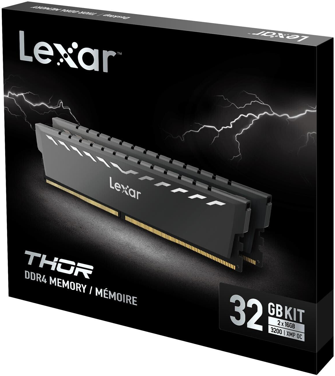 Mémoire vive (RAM) DDR4 Lexar Thor 32Go (2×16Go) 3200Mhz CL16