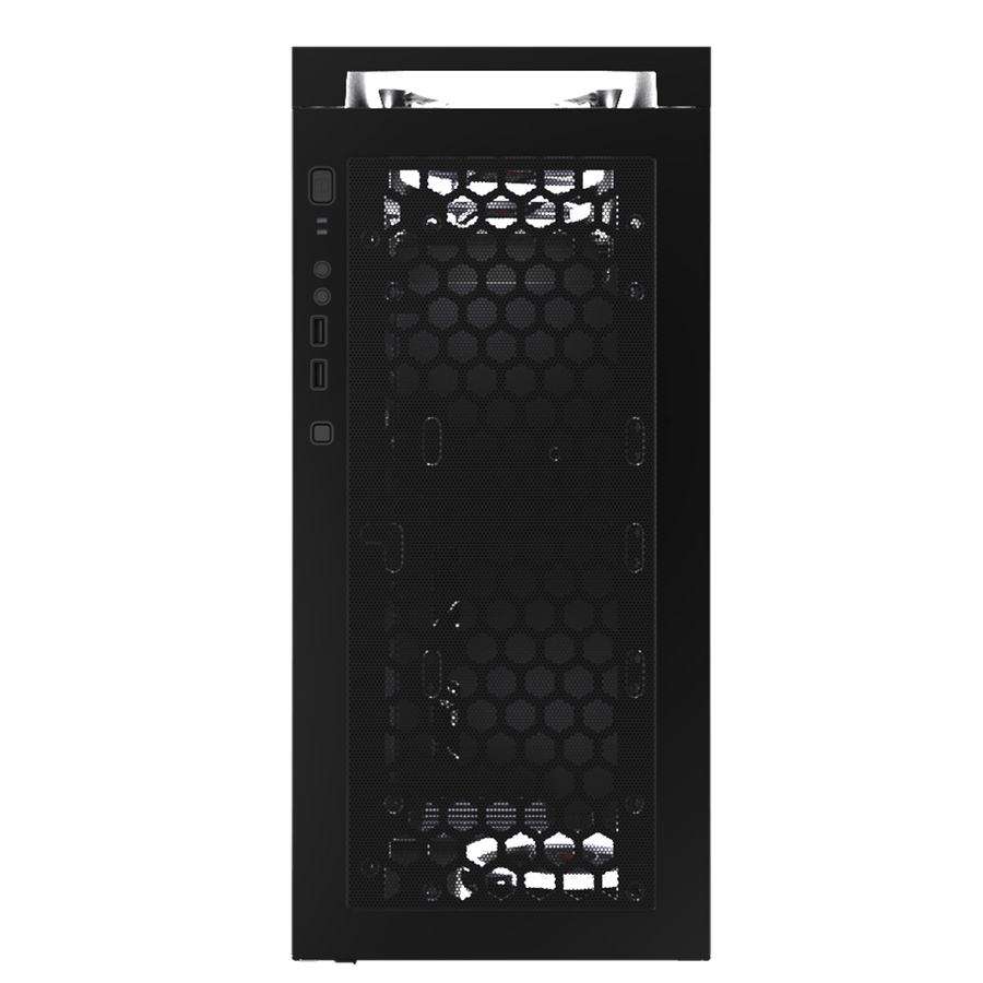 Boîtier M.RED Elite White Rainbow - plusieurs modes d'éclairages + Télécommande