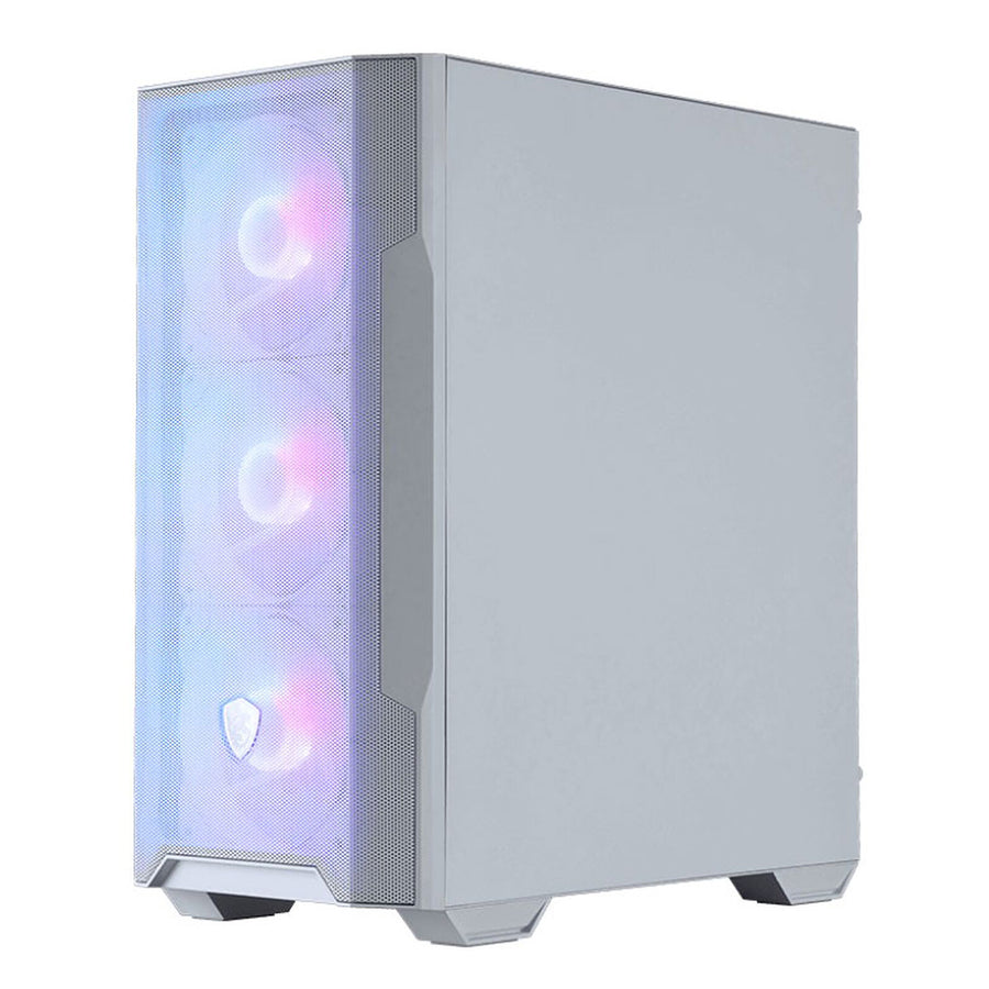 Boîtier MSI MAG Forge M100R Blanc - plusieurs modes d'éclairages