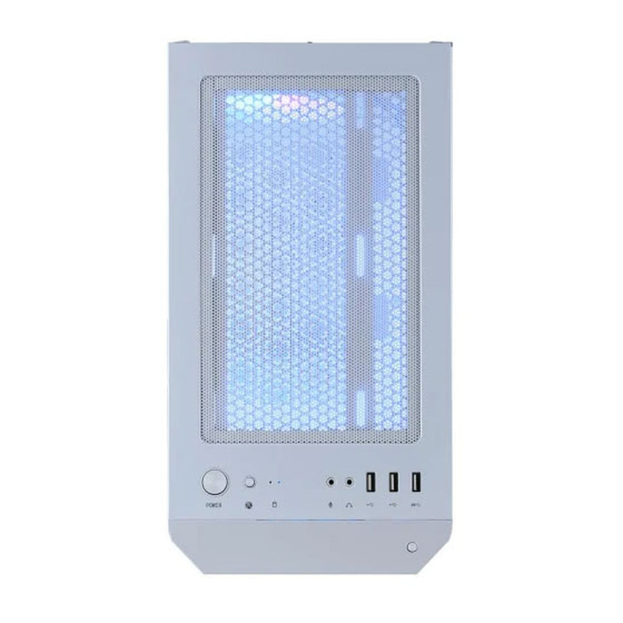 Boîtier MSI MAG Forge M100R Blanc - plusieurs modes d'éclairages