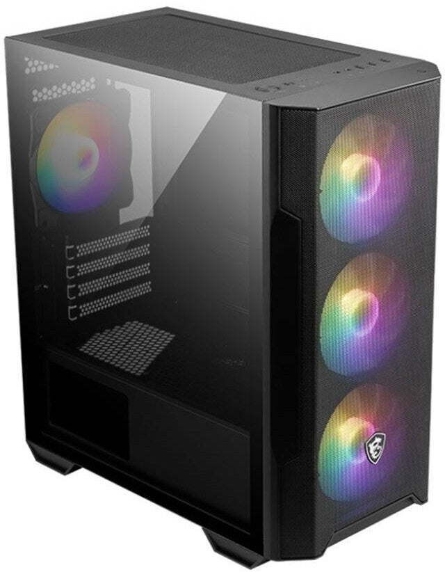 Boîtier MSI MAG Forge M100R Noir - plusieurs modes d'éclairages