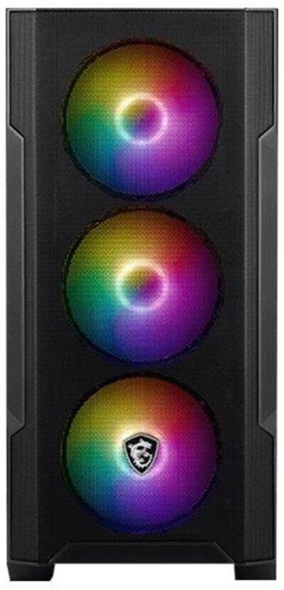 Boîtier MSI MAG Forge M100R Noir - plusieurs modes d'éclairages