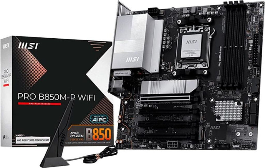 Carte mère AM5 MSI PRO B850M-P WIFI (WiFi + Bluetooth inclus)