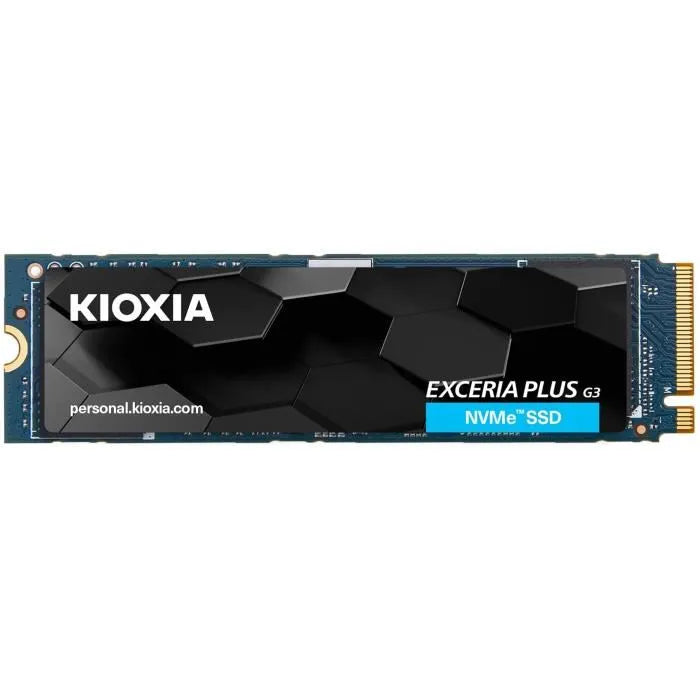 M.2 NVMe SSD 2To Kioxia Exceria Plus G3 vitesse d'écriture/lecture jusqu'à 5000mo/s